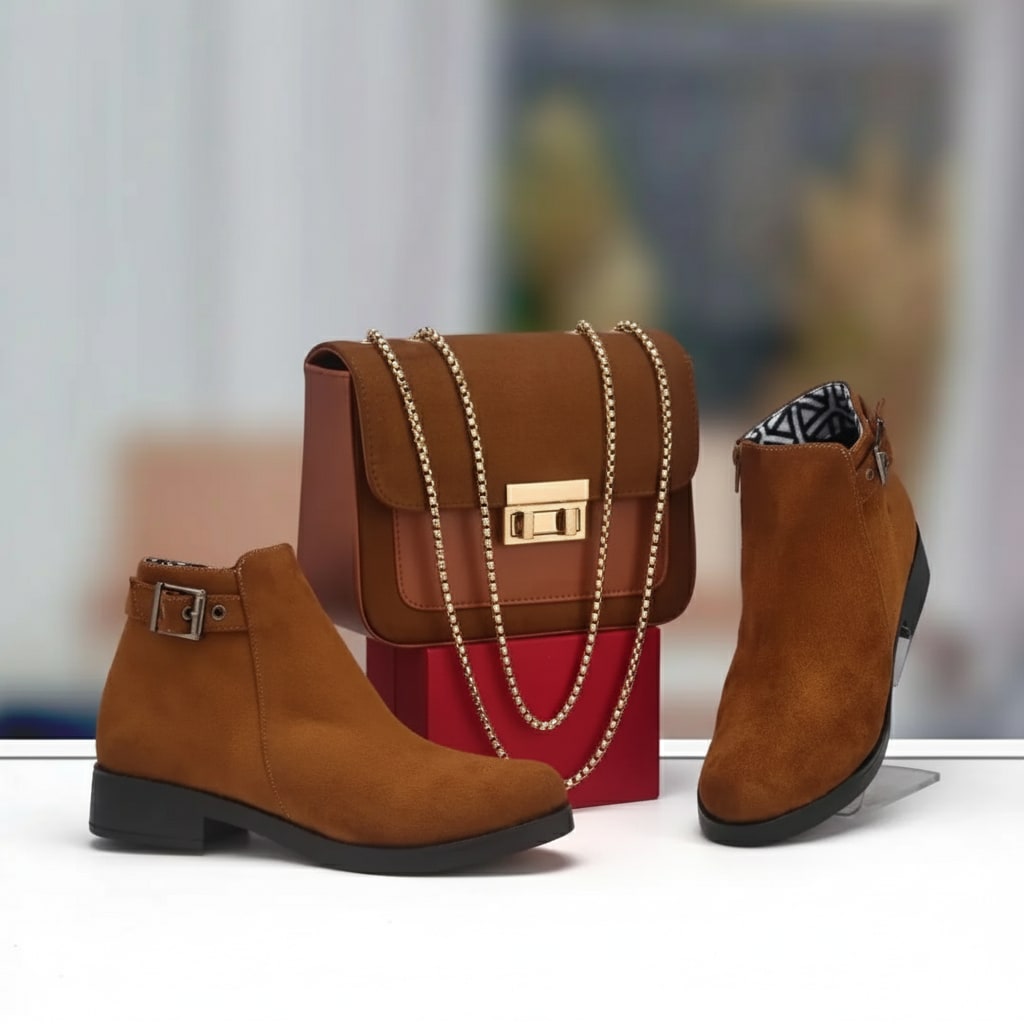 -باقة الأناقة المتكاملة – صباط وصاك بنفس اللون